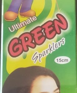 15cm Green Sparklers (1 Box)