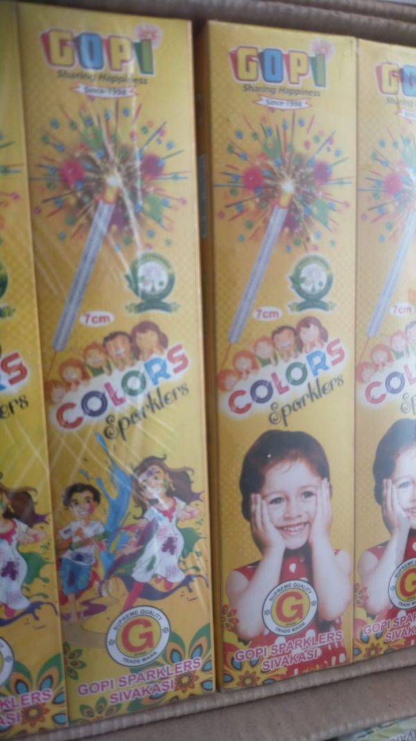 7cm Color Sparklers (1 Box)